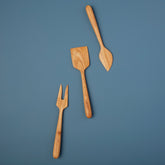 Teak Cheese Set